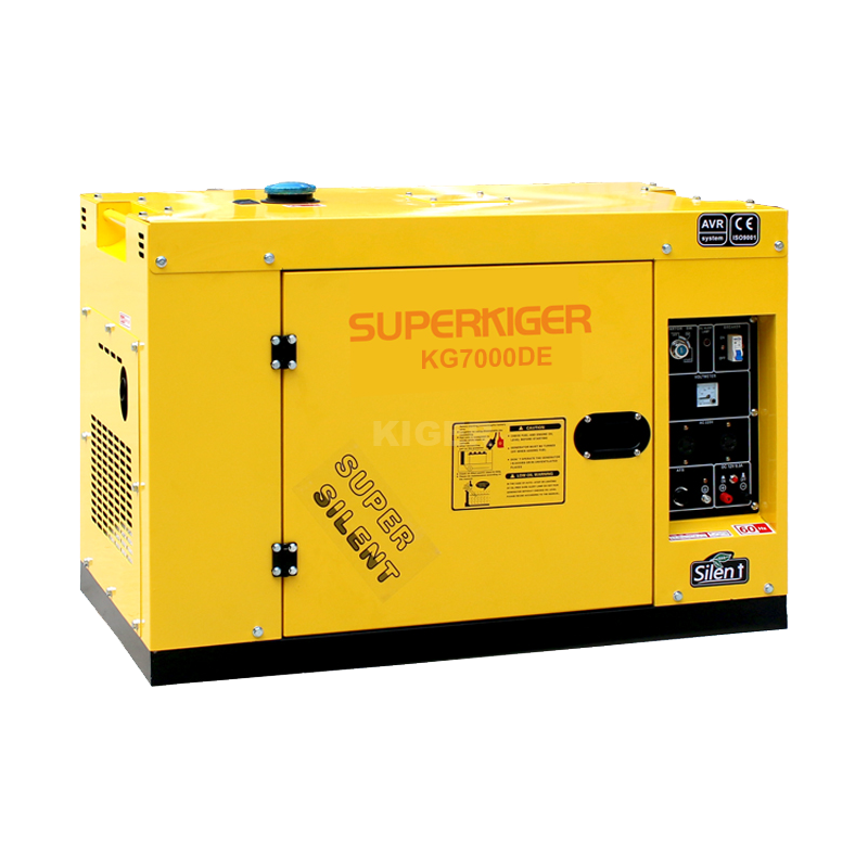 KG7000DE 7kw silent diesel generator set